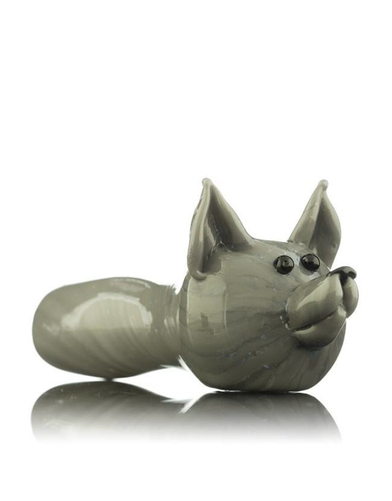 Tammy Baller Tammy Baller Wolf Glass Spoon Hand Pipe