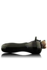 Tammy Baller Black Bear Glass Spoon Hand Pipe