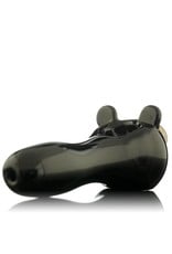 Tammy Baller Black Bear Glass Spoon Hand Pipe