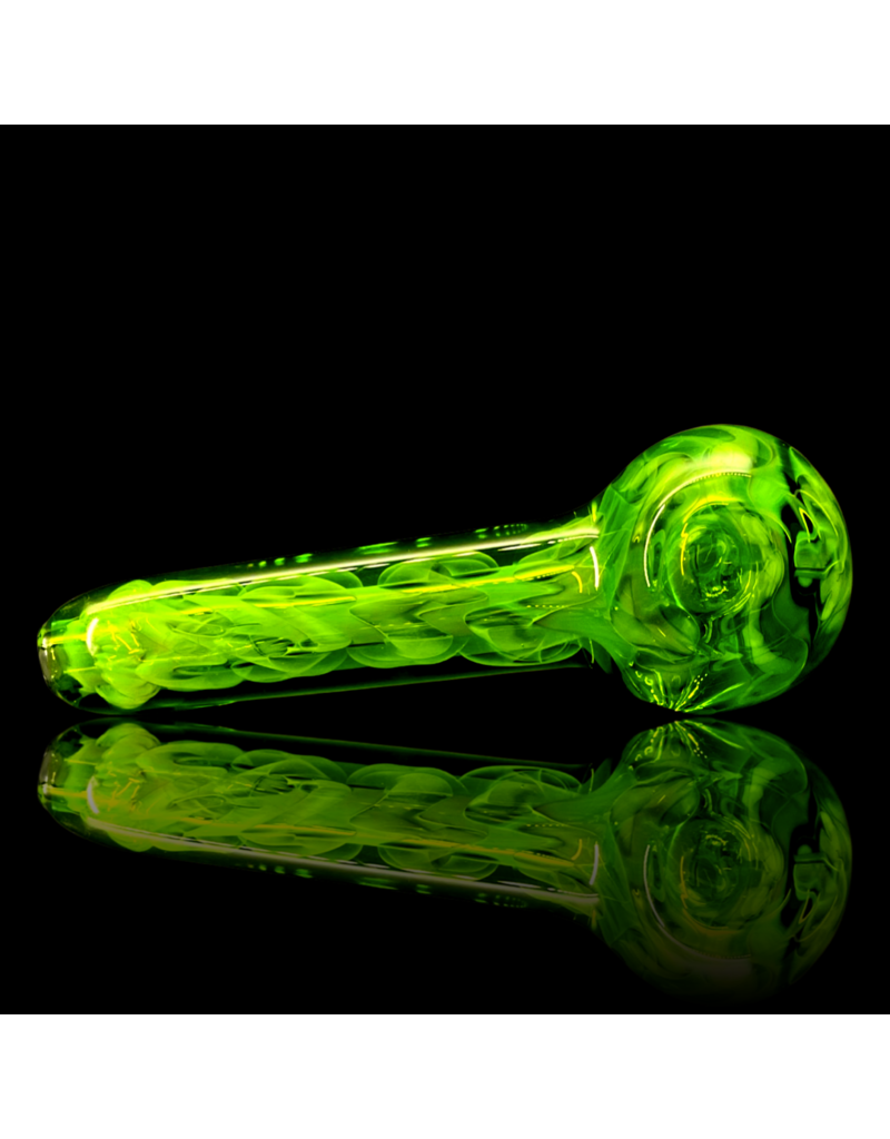 SOAK Large ISO Lime& Fume Pipe by SOAK Glass