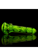 SOAK Medium ISO Lime & Fume Pipe by SOAK Glass