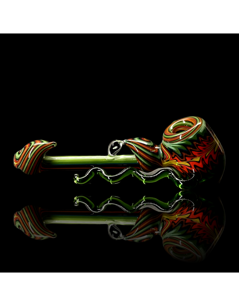 Heady Switchback Hammer Pipe (A) by Alan Balades
