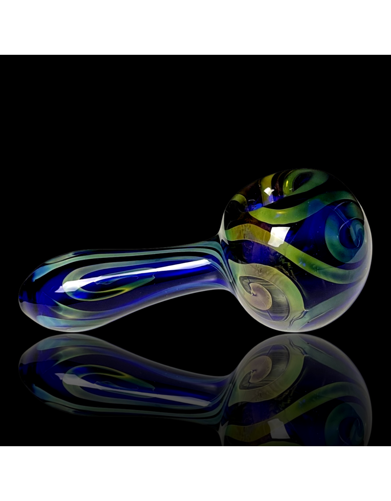 Glass by Jacs Cobalt Celtic Fume Tux Pipe by Glass by Jacs