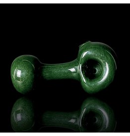 Mike O'Conner ISO Solid Forest Green Frit Lollipop Pipe MO