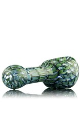 Keith Engelmann Keith Englemann Mini Spoon Hand Pipe with Light Green Ribbon Coil