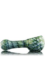 Keith Engelmann Keith Englemann Mini Spoon Hand Pipe with Light Green Ribbon Coil