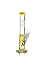 HVY Glass HVY Glass 11" Mini Straight Bong 38MM Fumed w/ slide & removable downstem