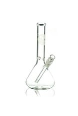 HVY Glass HVY Glass 11" 38mm Clear Mini Beaker Bong w/ slide & removable downstem