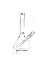 HVY Glass HVY Glass 11" 38mm Clear Mini Beaker Bong w/ slide & removable downstem