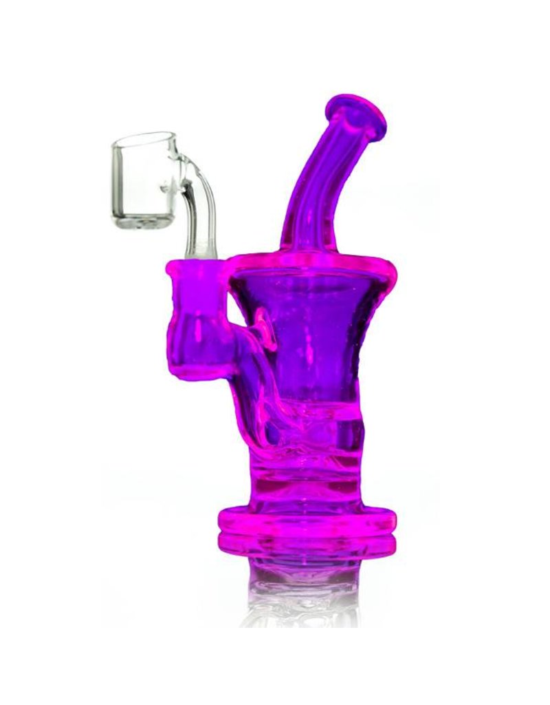 Blais Glass Jeff Blais Lucy Mini Dab Rig w/ Quartz  Nail - Waldo's Wonders