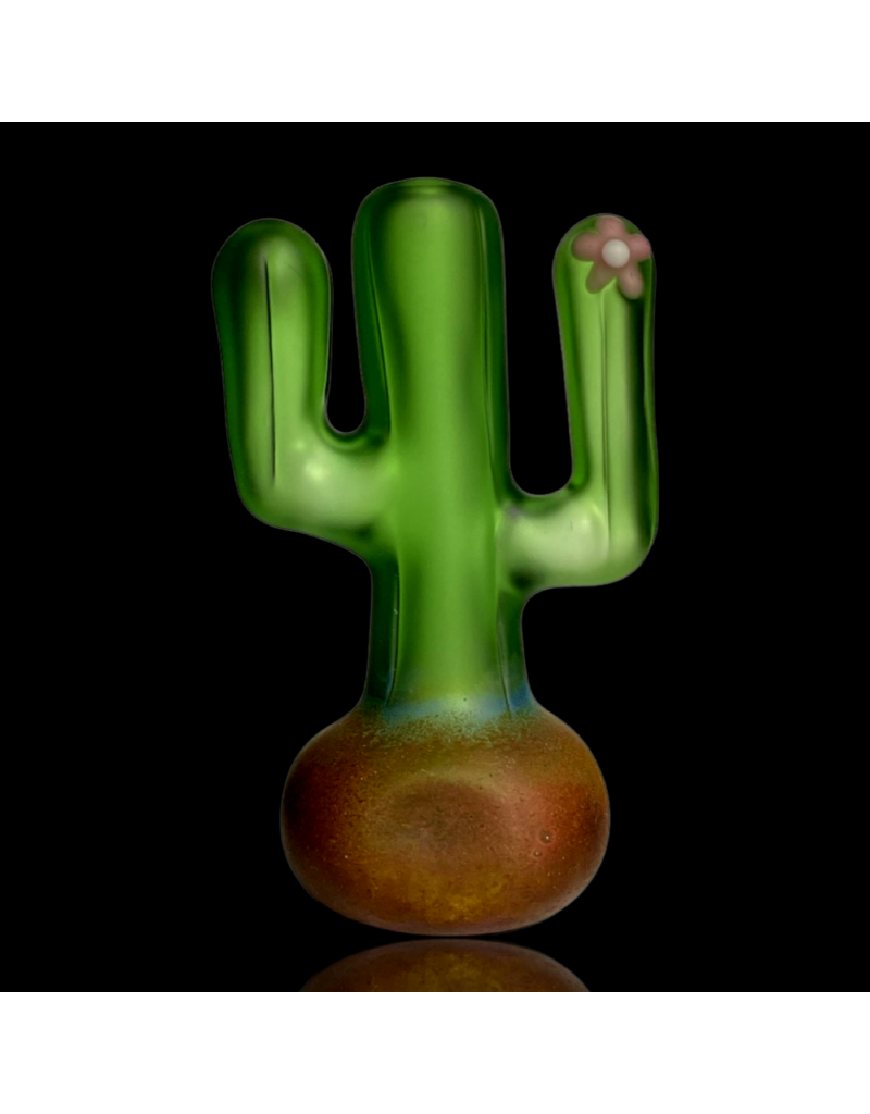 Mouse Cactus Pipe Pink Flower by Mouse