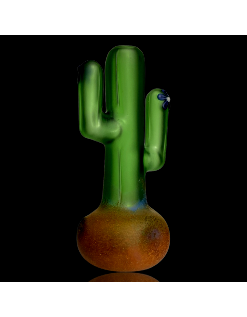 Mouse Cactus Pipe Blue Flower by Mouse