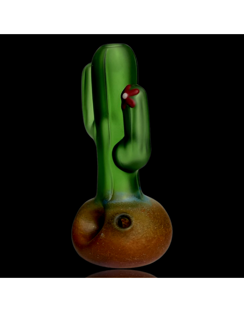 Mouse Cactus Pipe Red Flower by Mouse