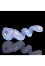 Jellyfish Glass Milky Purple Dichro Get Twisted Pipe by Jellyfish