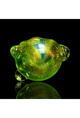 Jellyfish Glass Light Green Dichro Get Twisted Pipe by Jellyfish