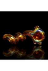 Jellyfish Glass Amber Dichro Get Twisted Pipe by Jellyfish