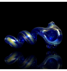 Jellyfish Glass Cobalt  Dichro Get Twisted Pipe