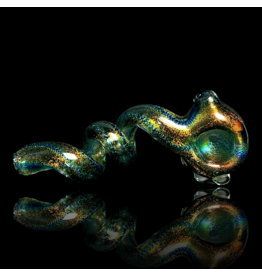 Jellyfish Glass Green Dichro Get Twisted Pipe