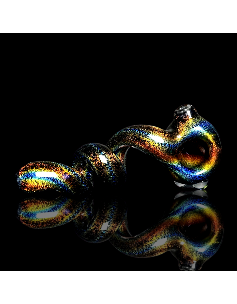 Jellyfish Glass Rainbow Dichro Get Twisted Pipe by Jellyfish