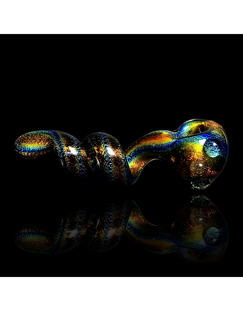 Jellyfish Glass Rainbow Dichro Get Twisted Pipe by Jellyfish