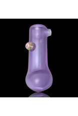 Witch DR Witch DR Trans Purple Sandblasted Hammer Bubbler w/ Fume Mib