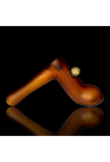 Witch DR Witch DR Amber Sandblasted Hammer Bubbler w/ Fume Mib