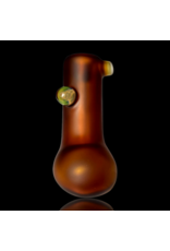 Witch DR Witch DR Amber Sandblasted Hammer Bubbler w/ Fume Mib