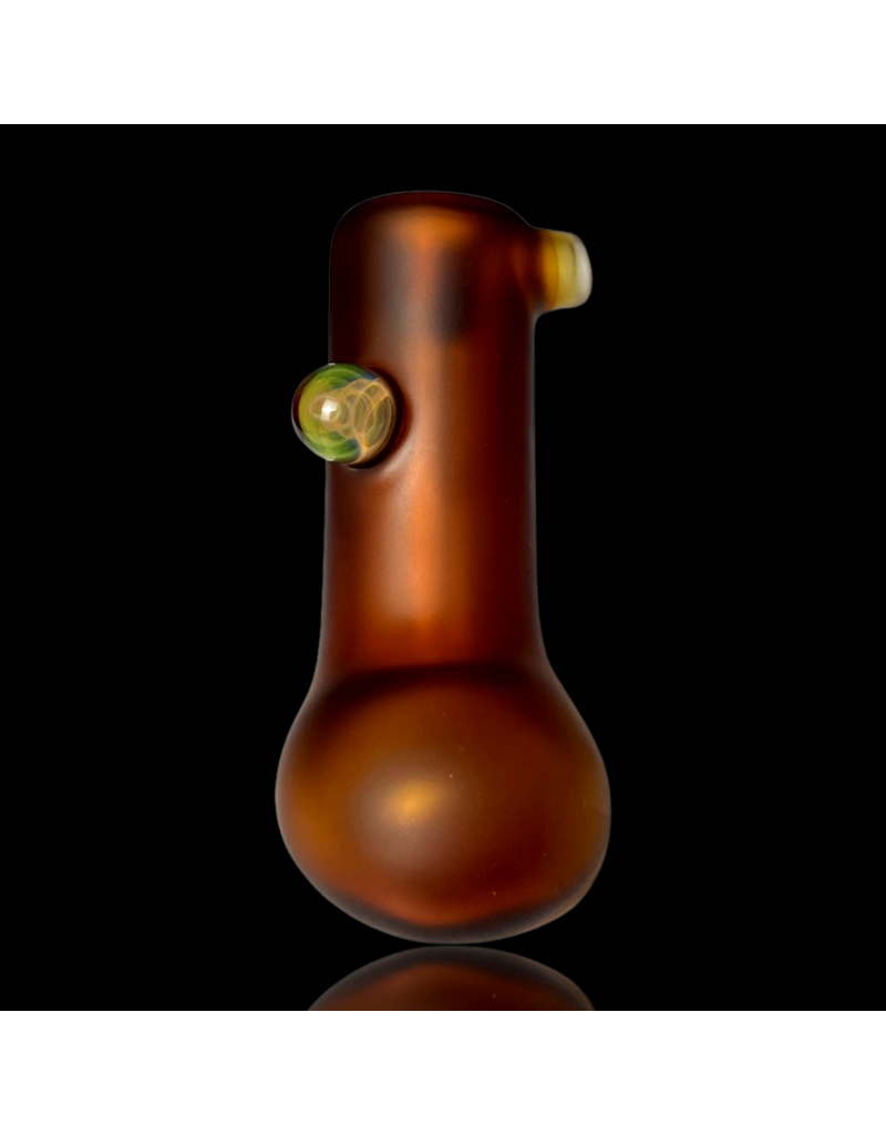 Witch DR Witch DR Amber Sandblasted Hammer Bubbler w/ Fume Mib
