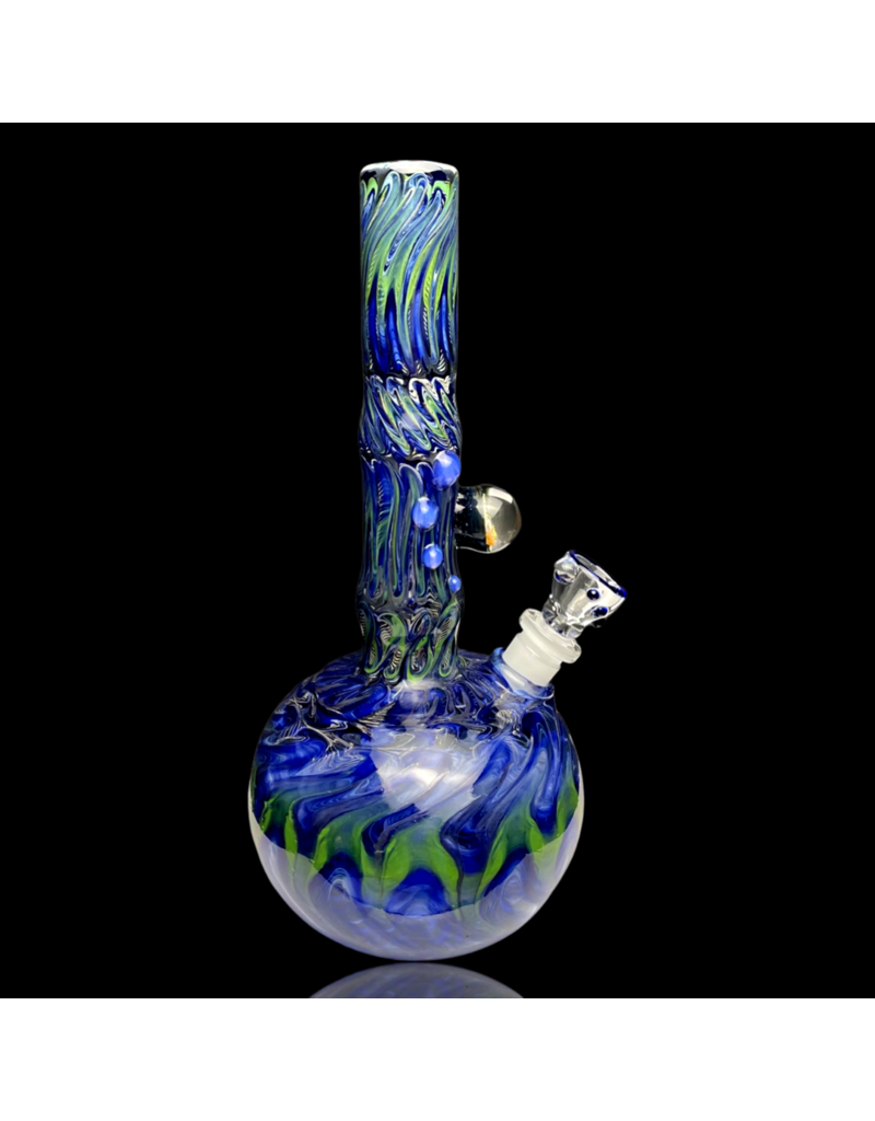 10" Mini Full Color Bubble Bong by Ed Wolfe