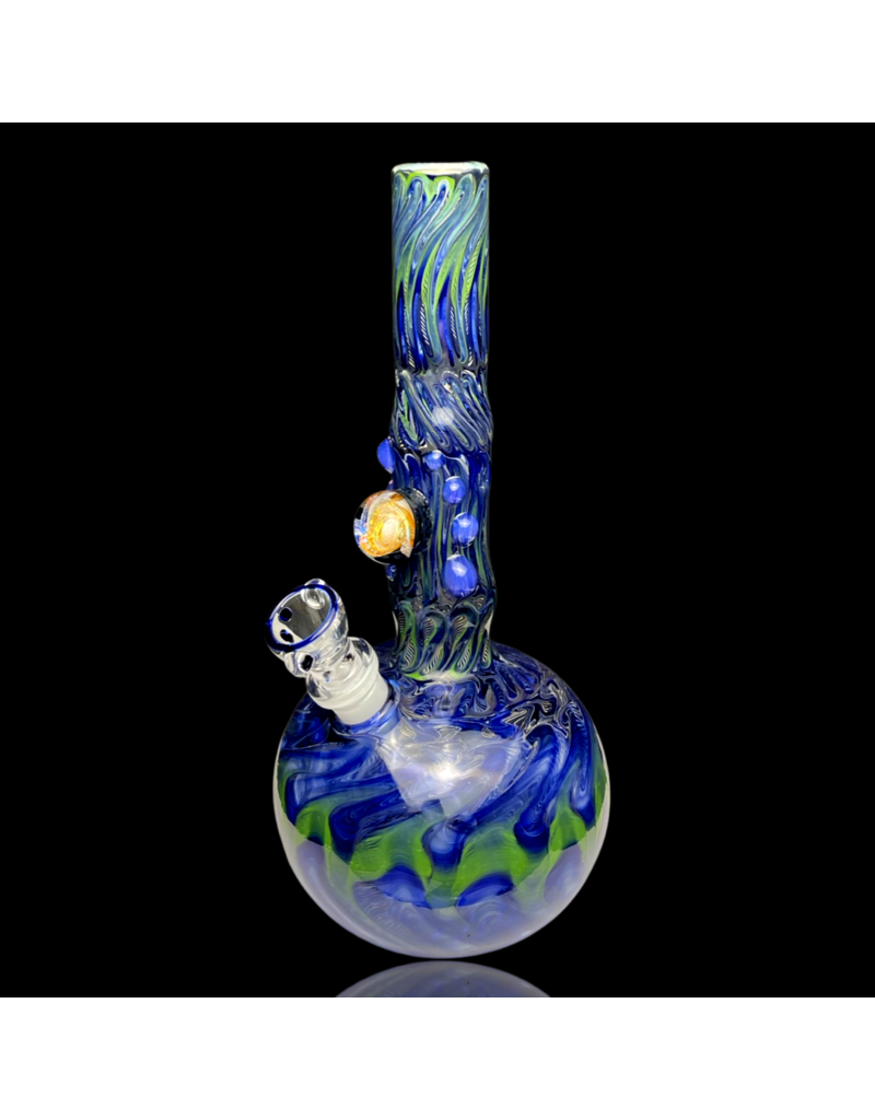 10" Mini Full Color Bubble Bong by Ed Wolfe