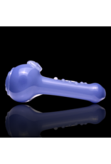Koy Glass Milky Blue Scroll Pipe by Koy Glass
