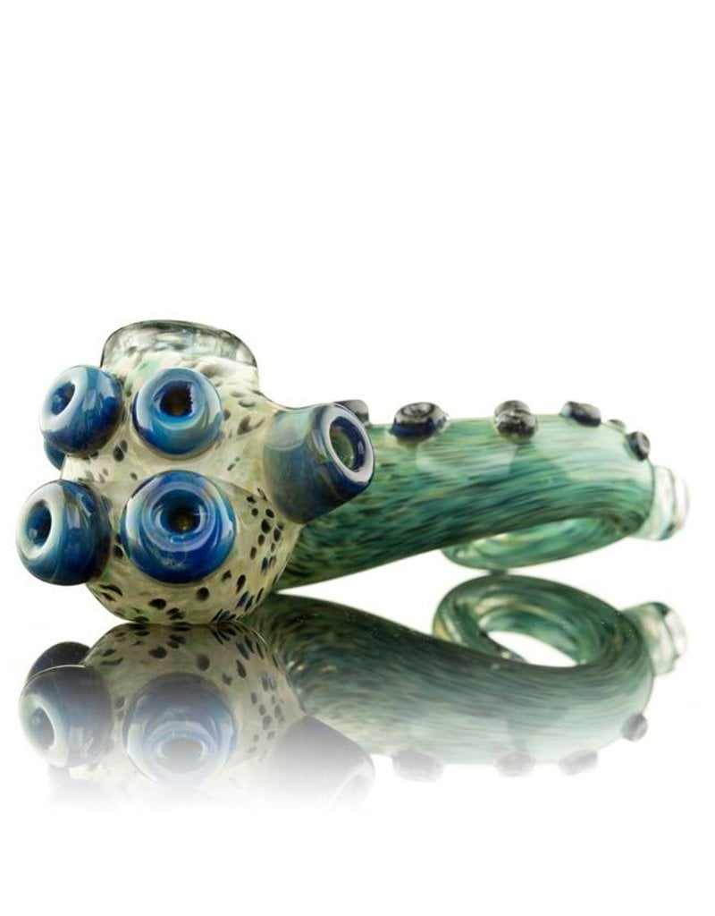 Tab Glass Tab Glass Green / Blue Tentacle Spoon Glass Enthusiast