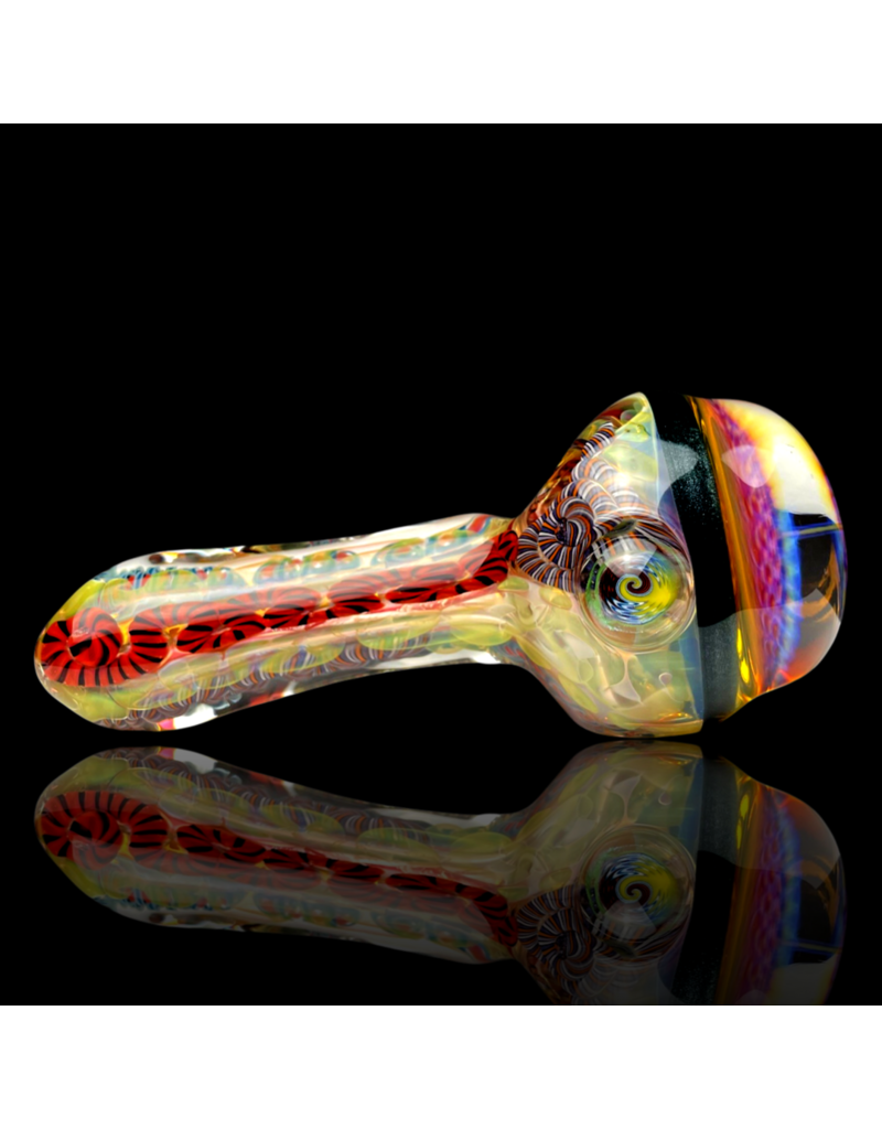 ISO Fume & Latti Honeycomb Cap Pipe B by Crouch Glass