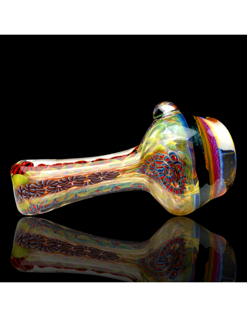 ISO Fume & Latti Honeycomb Cap Pipe B by Crouch Glass