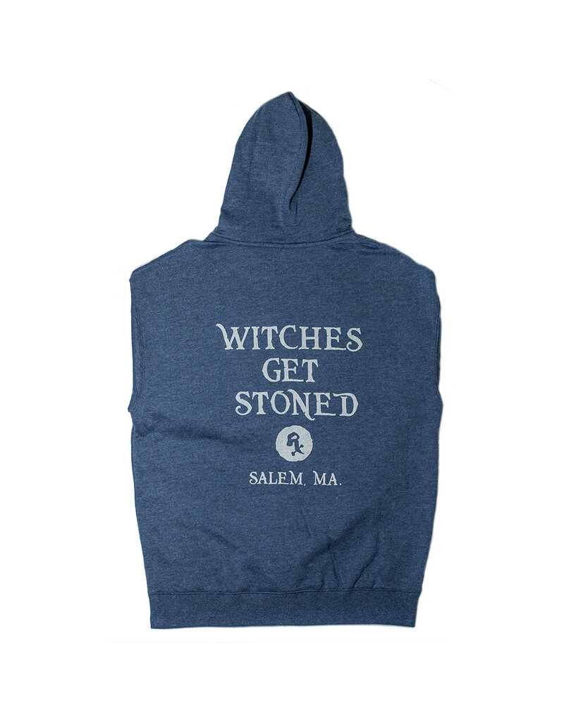 Witch DR Witch DR Witches Get Stoned Zip Up Hoody ECOM Real Teal Heather XL