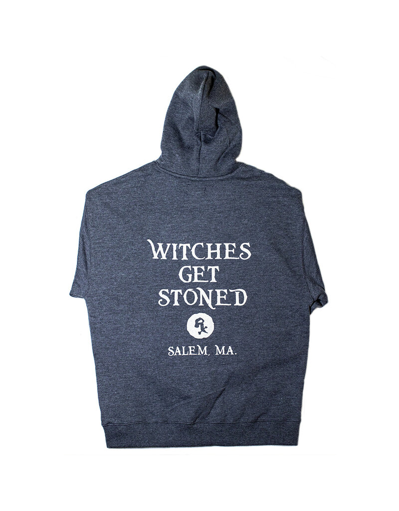 Witch DR Witch DR Witches Get Stoned Zip Up Hoody ECOM Dark Grey Heather XL