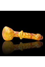 Blasted Squiggle Dye Pipe (B) by Glance Glass