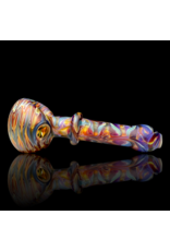Blasted Squiggle Dye Pipe (A) by Glance Glass