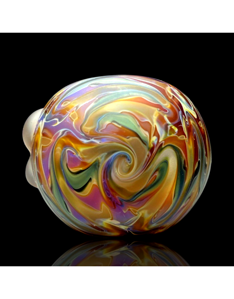 Blasted Squiggle Dye Pipe (A) by Glance Glass