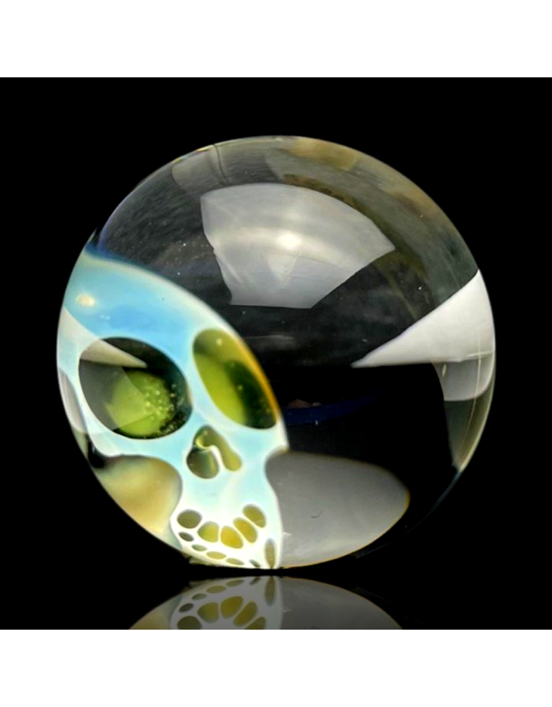 Snodgrass Family Glass Ginny UV Skull Marble SFG23 (B)