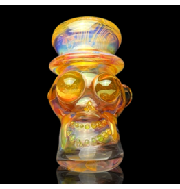 Snodgrass Family Glass Ginny x Jon UV Dot Box Skulls Top Hat 1000 SFG23