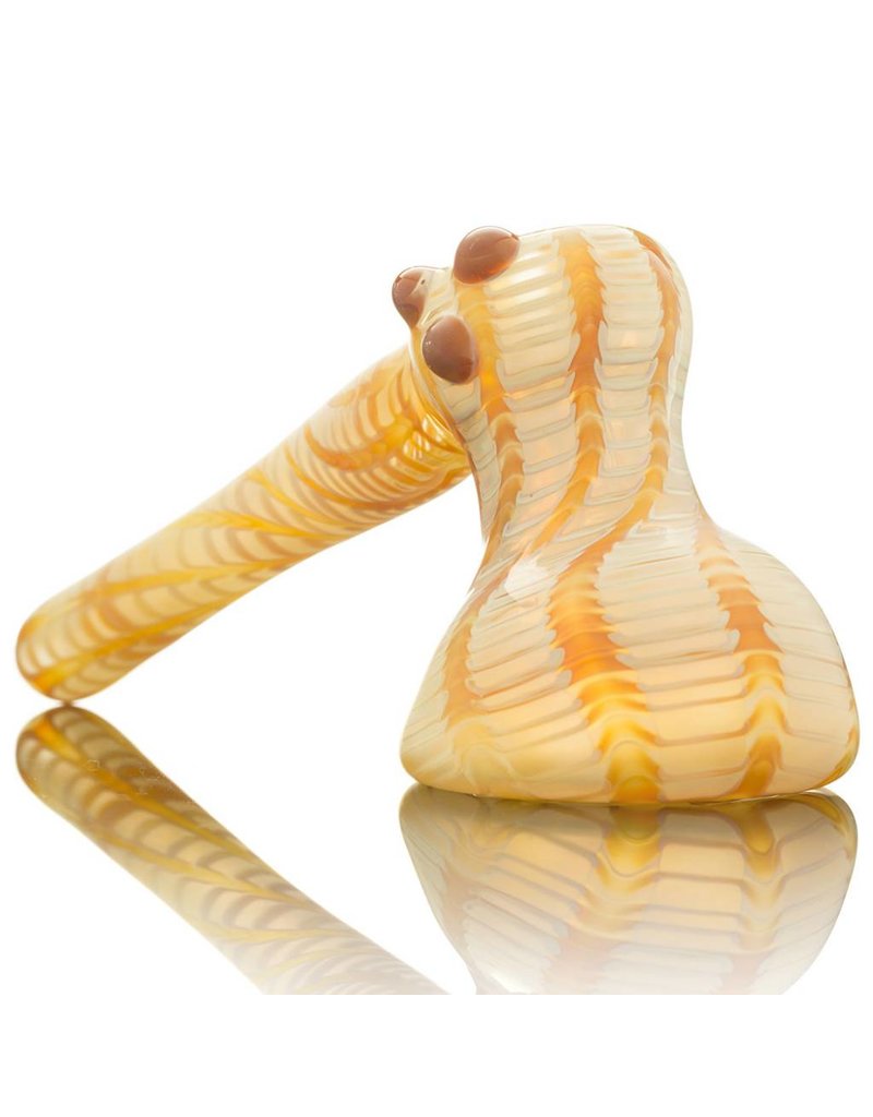 Witch DR Witch DR Frosted Caramel Wrap & Rake Hammer Bubbler Pipe by Treso Queso