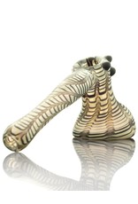 Witch DR Witch DR Frosted Black Wrap & Rake Hammer Bubbler Pipe by Treso Queso