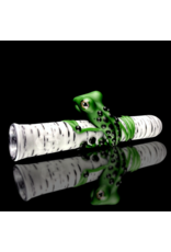 Witch DR Betula Birch & forest Green Frog Chillum by Witch DR
