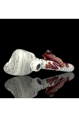 Witch DR Betula Birch Dark Garnet Frog Pipe by Witch DR