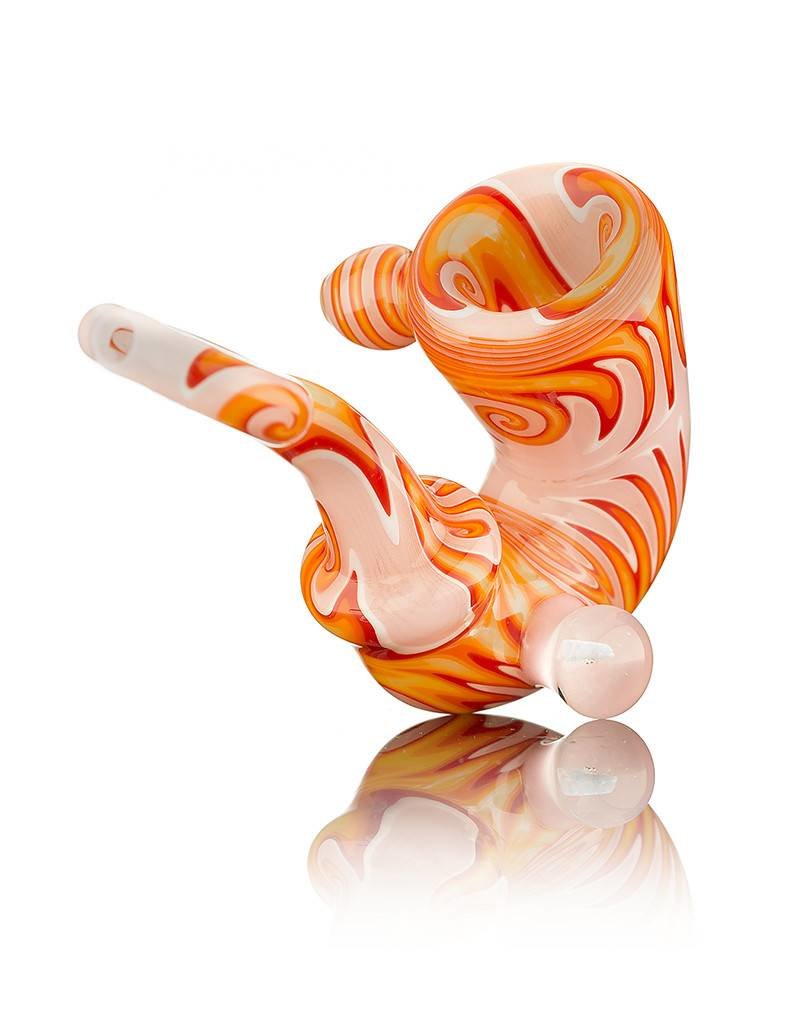 C4 Glass C4 Pink, Orange, Red & Yellow Sherlock