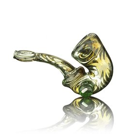 C4 Glass SOLD C4 Green & Steel Wool Sherlock