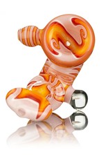 C4 Glass C4 Pink, Orange, Red & Yellow Sherlock