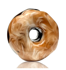KGB Glass KGB Glass Marbled Chocolate Donut Pipe