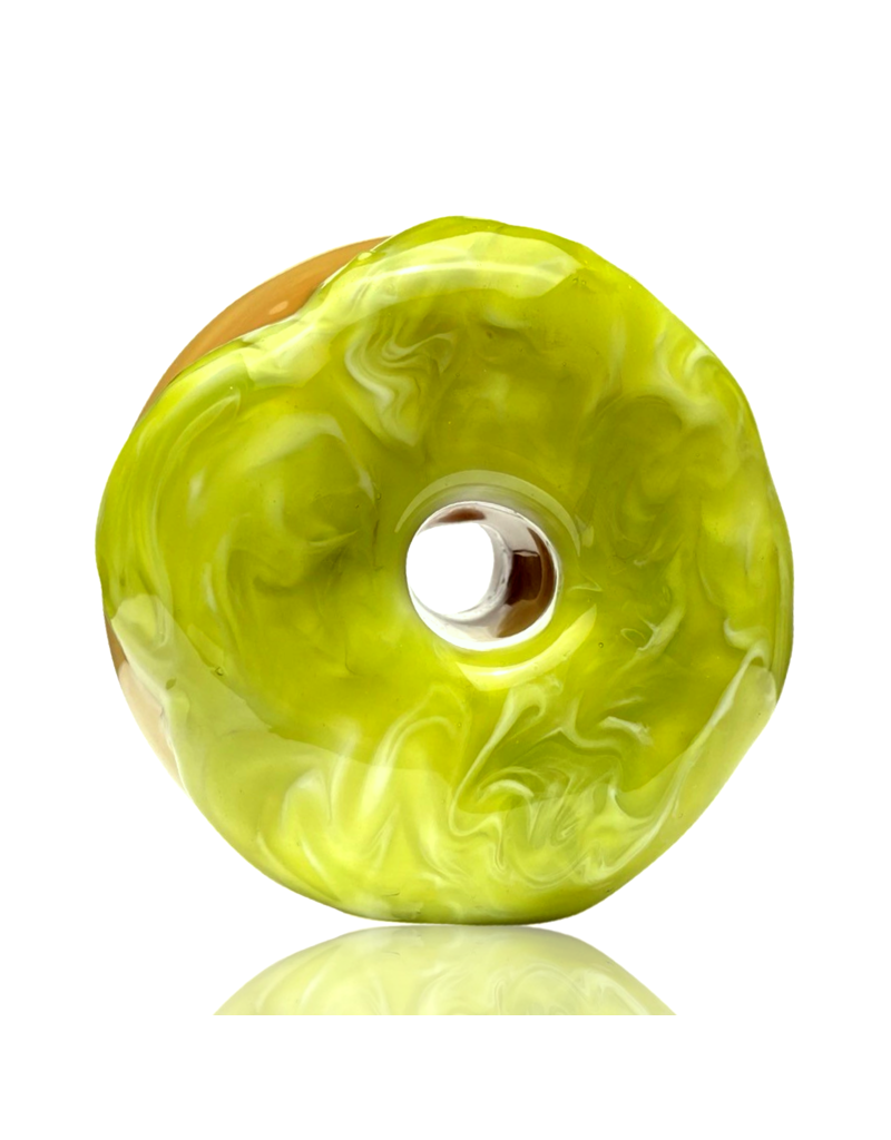 KGB Glass KGB Glass Marbled Apple Donut Pipe